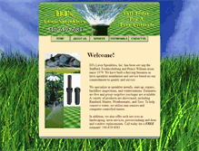 Tablet Screenshot of djs-lawnsprinklers.com